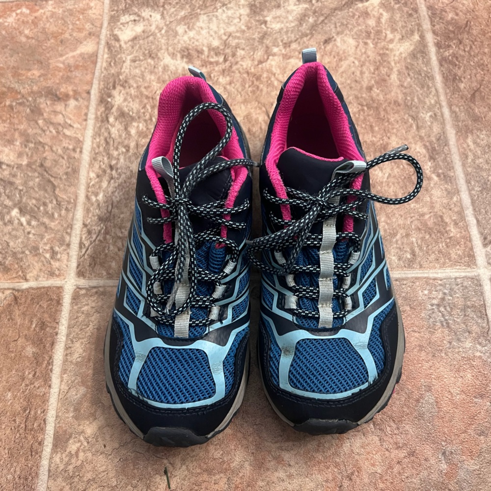 Kids waterproof Merrell trail shoes